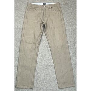 Goodale Men's Brown Selvedge 5 Pocket Denim Jeans Size 32